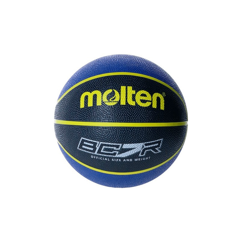 BALÓN MOLTEN BALONCESTO BCR2 TALLA 7 AZUL/NEGRO