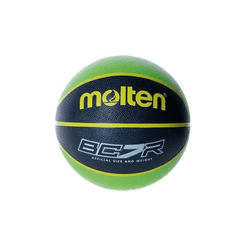 BALÓN MOLTEN BALONCESTO BCR2 TALLA 7 VERDE/NEGRO