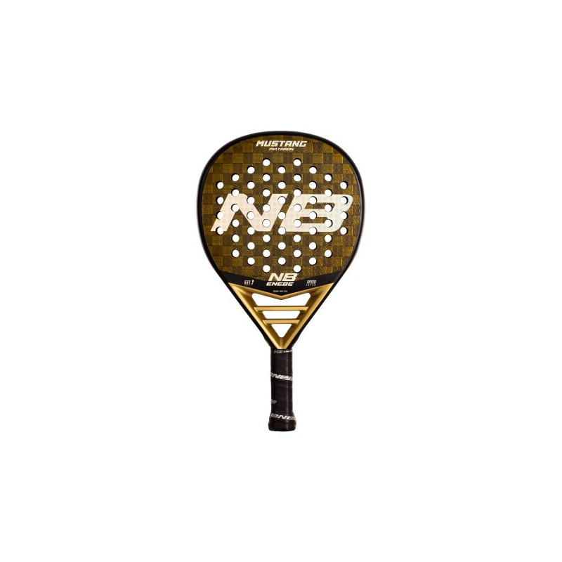 PALA DE PÁDEL ENEBE MUSTANG PRO CARBON GOLD 15K PALA DE PÁDEL ENEBE MUSTANG PRO CARBON GOLD 15K