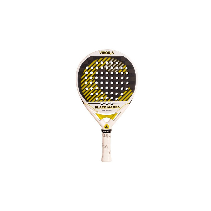 PALA DE PÁDEL VIBOR-A BLACK MAMBA EVO PRO WHITE PALA DE PÁDEL VIBOR-A BLACK MAMBA EVO PRO WHITE