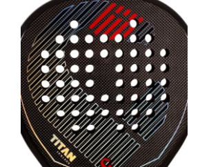 PALA DE PÁDEL VIBOR-A TITAN 3K BLACK