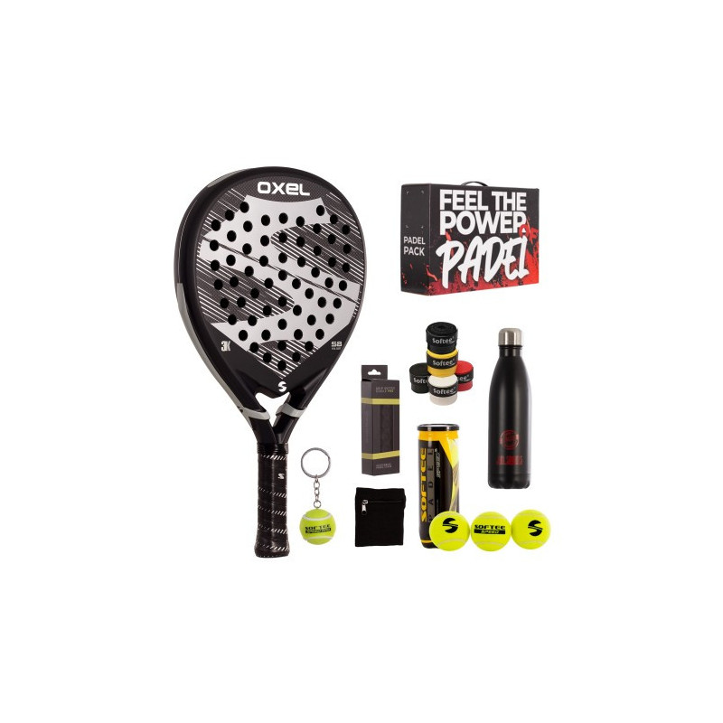 PACK PALA DE PÁDEL SOFTEE OXEL
