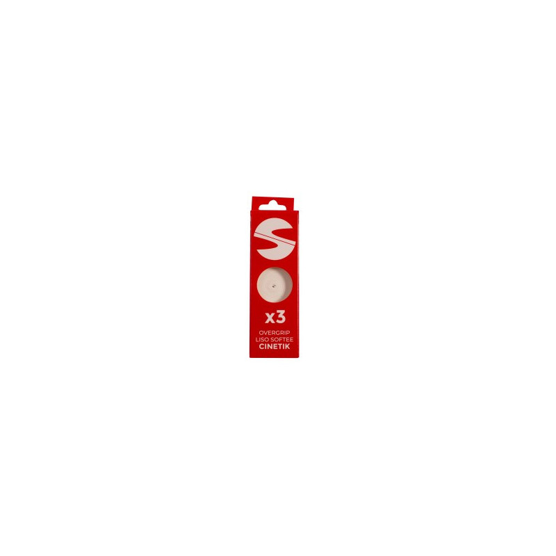 PACK 3 OVERGRIPS LISOS SOFTEE CINETIK