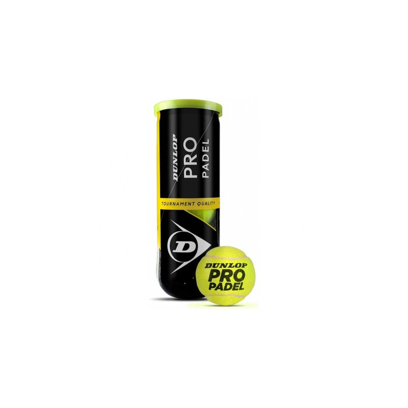 BOTE DE 3 PELOTAS DE PÁDEL DUNLOP PRO PADEL BOTE DE 3 PELOTAS DE PÁDEL DUNLOP PRO PADEL