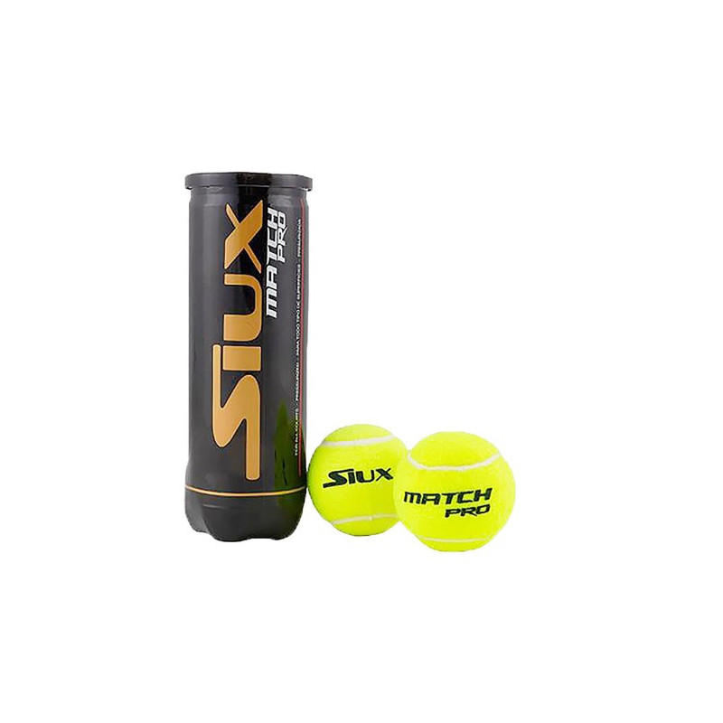 BOTE 3 PELOTAS DE PÁDEL SIUX MATCH PRO BOTE 3 PELOTAS DE PÁDEL SIUX MATCH PRO
