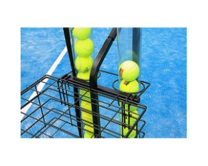 CARRO PORTAPELOTAS TENIS / PÁDEL 80 PELOTAS AZUL