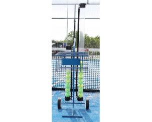 CARRO PORTAPELOTAS TENIS / PÁDEL 80 PELOTAS AZUL