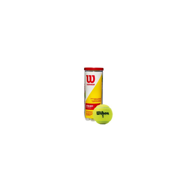 BOTE 3 PELOTAS TENIS WILSON CHAMPIONSHIP BOTE 3 PELOTAS TENIS WILSON CHAMPIONSHIP