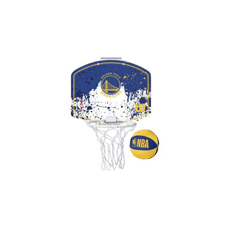 SET MINICANASTA WILSON TEAM MINI HOOP NBA WARRIORS