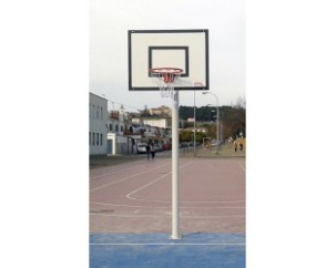 JUEGO CANASTAS MINIBASKET MONOTUBO NEW TUBO 114 MM FIJAS