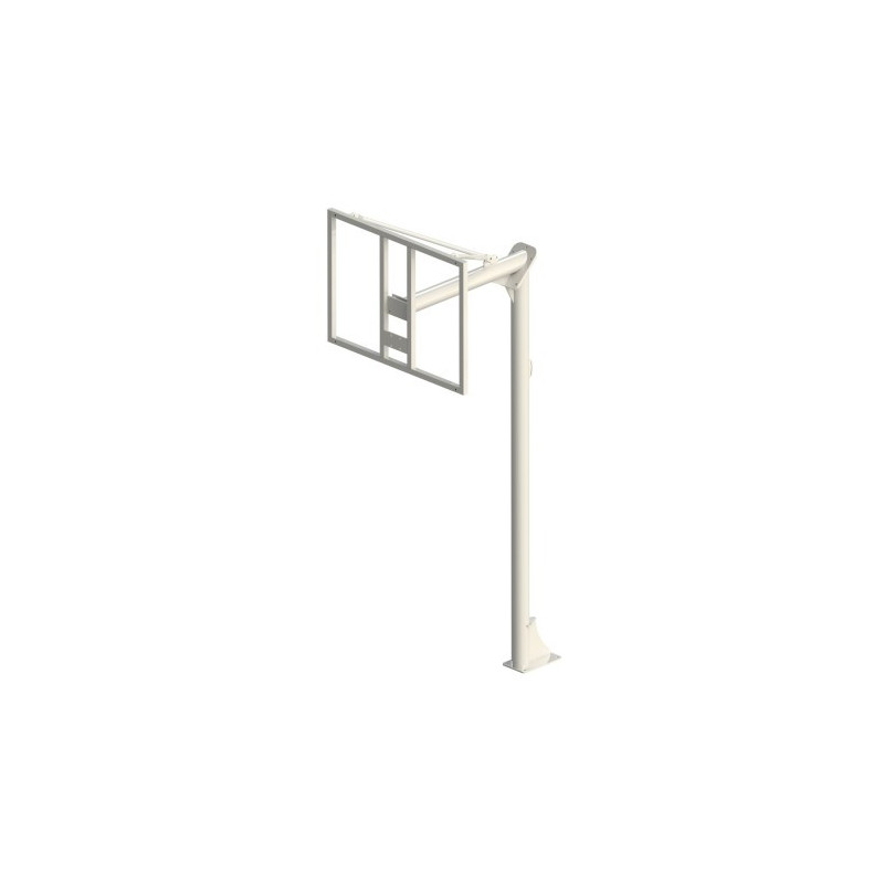 JUEGO CANASTAS MINIBASKET MONOTUBO NEW TUBO 114 MM FIJAS