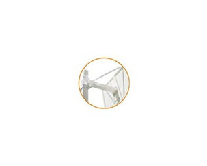 JUEGO DE 2 CANASTAS BALONCESTO DELUXE MONOTUBO FIJAS