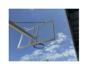 JUEGO DE 2 CANASTAS BALONCESTO DELUXE MONOTUBO FIJAS