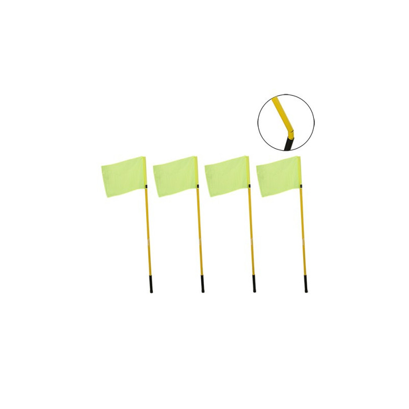JUEGO DE 4 BANDERINES CÓRNER FLEXIBLE