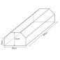 BARRA EQUILIBRIO DE ESPUMA 200X30X25CM BARRA EQUILIBRIO DE ESPUMA 200X30X25CM