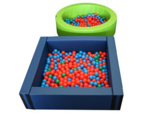 PISCINA OVALADA PLUS LLENADO PELOTAS