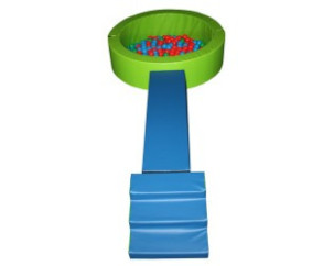 PISCINA REDONDA LLENADO PELOTAS