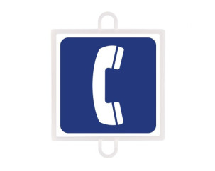 PANEL DE SEÑALIZACIÓN TRÁFICO DE INDICACIÓN Nº 2 (TELÉFONO)