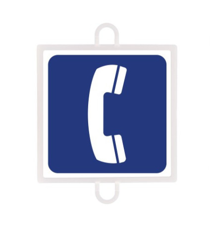 PANEL DE SEÑALIZACIÓN TRÁFICO DE INDICACIÓN Nº 2 (TELÉFONO)