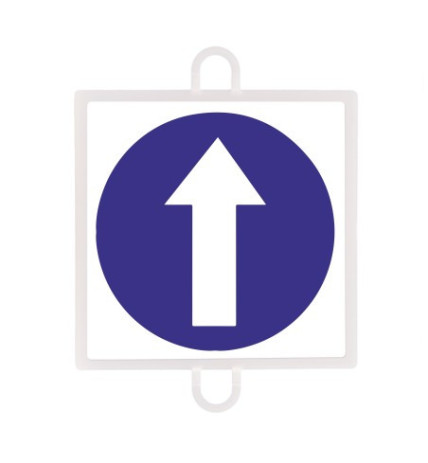 PANEL DE SEÑALIZACIÓN TRÁFICO DE OBLIGACIÓN Nº 1 (SENTIDO)