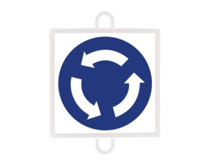 PANEL DE SEÑALIZACIÓN TRÁFICO DE OBLIGACIÓN Nº 3 (PEATONES)