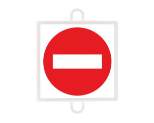 PANEL DE SEÑALIZACIÓN TRÁFICO DE PROHIBICIÓN Nº 1 (DIRECCIÓN CONTRARIA)