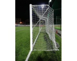 JUEGO PORTERÍAS ALUMINIO FÚTBOL 7 120X100 MM FIJAS