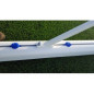 JUEGO PORTERÍAS ALUMINIO FÚTBOL 7 120X100 MM FIJAS