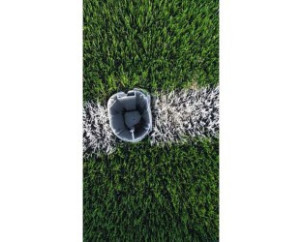JUEGO PORTERÍAS ALUMINIO FÚTBOL 7 90 MM FIJAS