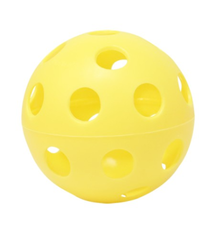 PELOTA HOCKEY/FLOORBALL CON AGUJEROS 70 MM