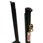 JUEGO DE 2 POSTES DE PÁDEL FIJOS Ø 80MM CON BASE PARA ATORNILLAR