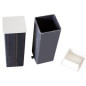 JUEGO POSTES PÁDEL ALUMINIO FIJOS SECCIÓN CUADRADA 80X80MM JUEGO POSTES PÁDEL ALUMINIO FIJOS SECCIÓN CUADRADA 80X80MM
