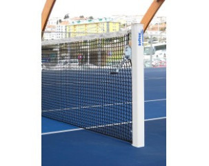 JUEGO POSTES PÁDEL ALUMINIO FIJOS SECCIÓN CUADRADA 80X80MM