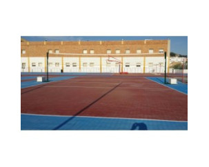 JUEGO POSTES VOLEIBOL METÁLICOS Ø 80MM TRASLADABLES