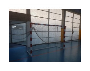 JUEGO DE 2 PORTERÍAS F.SALA/BALONMANO METÁLICAS