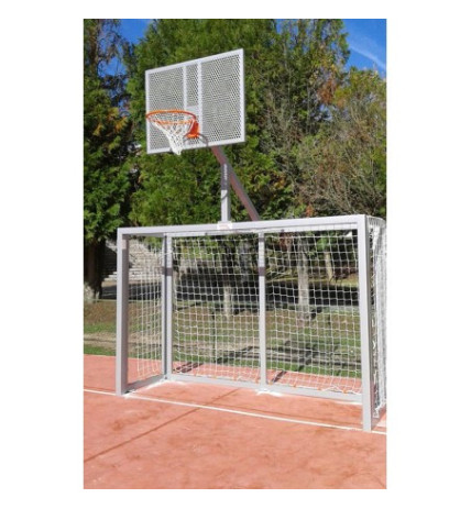 JUEGO PORTERÍAS F.SALA/BALONMANO - CANASTA BASKET GRIS