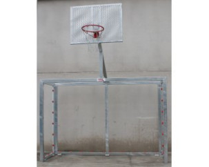 JUEGO PORTERÍAS GALVANIZADAS FÚTBOL SALA/BALONMANO