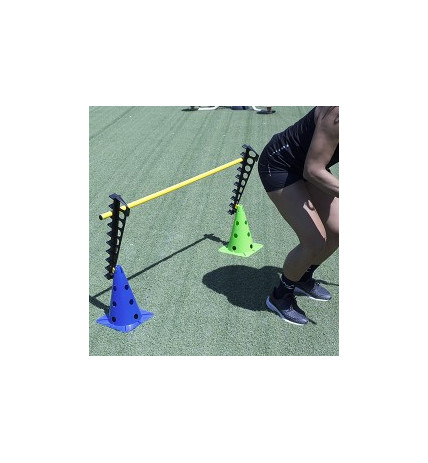 CONO CON SOPORTE PARA PICA Y ARO BASE CUADRADA 32 CM