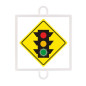 PANEL DE SEÑALIZACIÓN TRÁFICO DE ADVERTENCIA Nº 3 (SEMÁFORO VERDE)