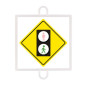 PANEL DE SEÑALIZACIÓN TRÁFICO DE ADVERTENCIA Nº 4 (PEATONES VERDE)